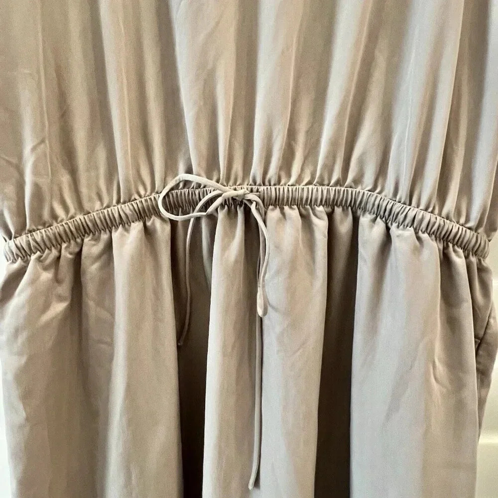 HAVEN WELL WITHIN Modal Dolman Sleeve Dress Size Large Mushroom Loungewear Soft - Picture 2 of 8